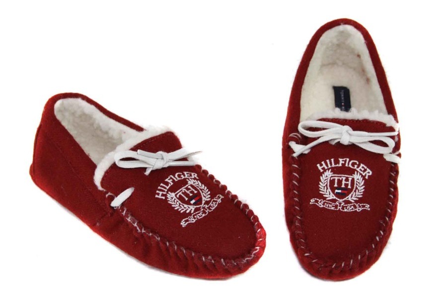 tommy hilfiger fluffy slippers